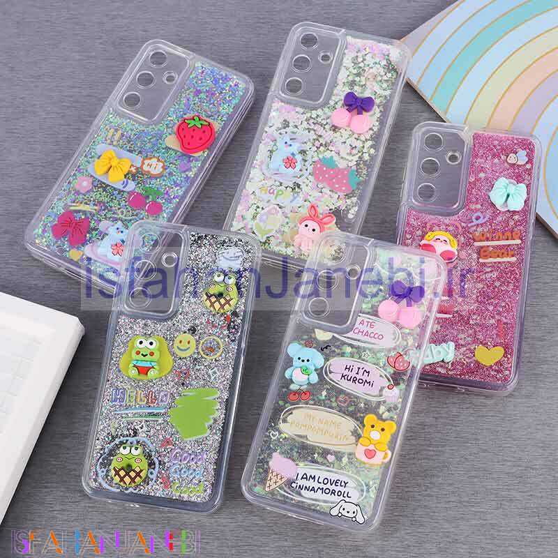 اصفهان جانبی-قاب آکواریومی سامسونگ Galaxy A55 عروسکی برجسته محافظ لنزدار