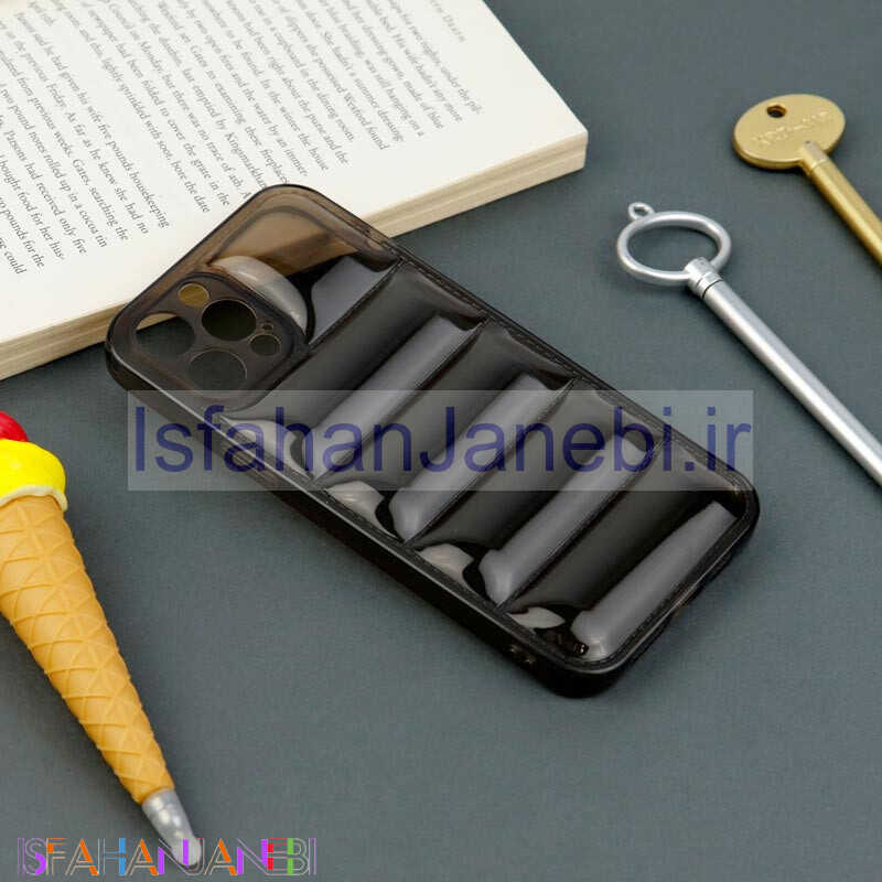 اصفهان جانبی-قاب PC شفاف پافر ژله ای محافظ لنزدار iPhone 12 Pro Max