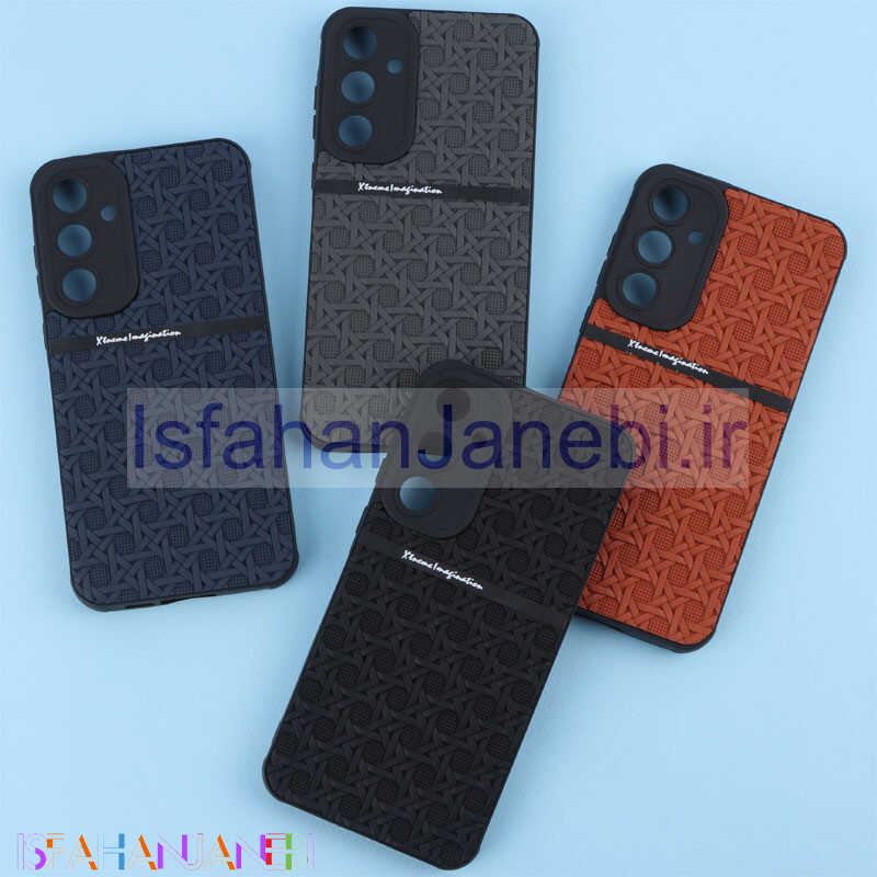 اصفهان جانبی-قاب ژله ای سامسونگ Galaxy A55 طرح حصیری محافظ لنزدار Pro Camera