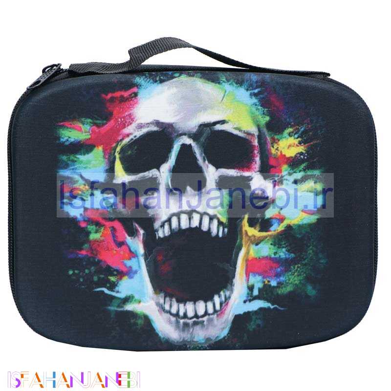 اصفهان جانبی-کیف دسته بازی دوبل طرح Skeleton رنگی