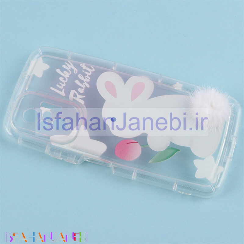 اصفهان جانبی-قاب متال ژله ای Lucky Rabbit محافظ لنزدار Xiaomi Redmi Note 10 Pro 4G