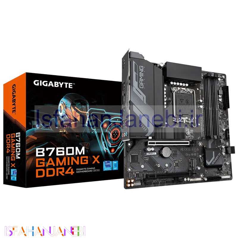 اصفهان جانبی-مادربرد گیگابایت B760M GAMING X rev. 1.0 DDR4