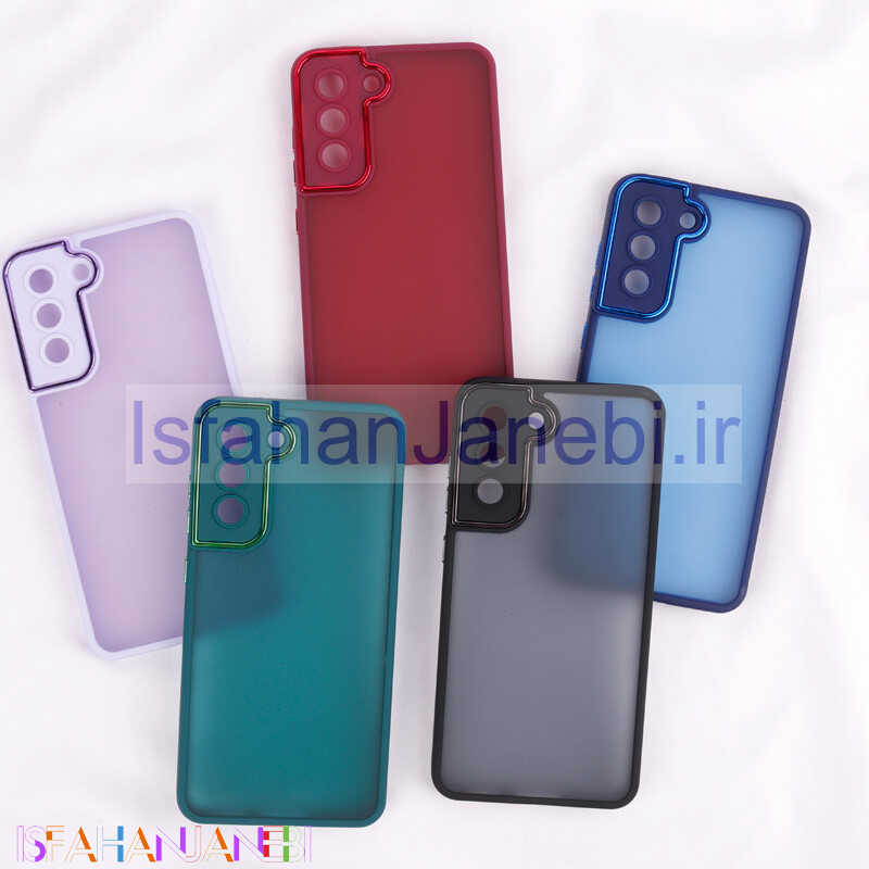 اصفهان جانبی-قاب PC متال ایرون مات محافظ لنزدار Samsung Galaxy S21 FE 5G