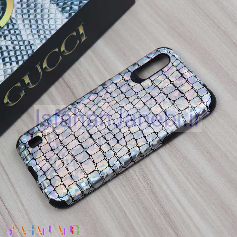 اصفهان جانبی-قاب چرمی پوست ماری هفت رنگ Samsung A01