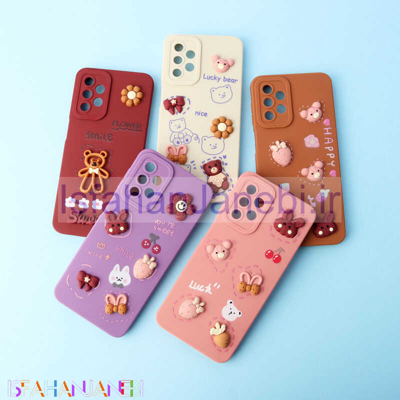 اصفهان جانبی-قاب عروسکی برجسته محافظ لنزدار Samsung Galaxy A23