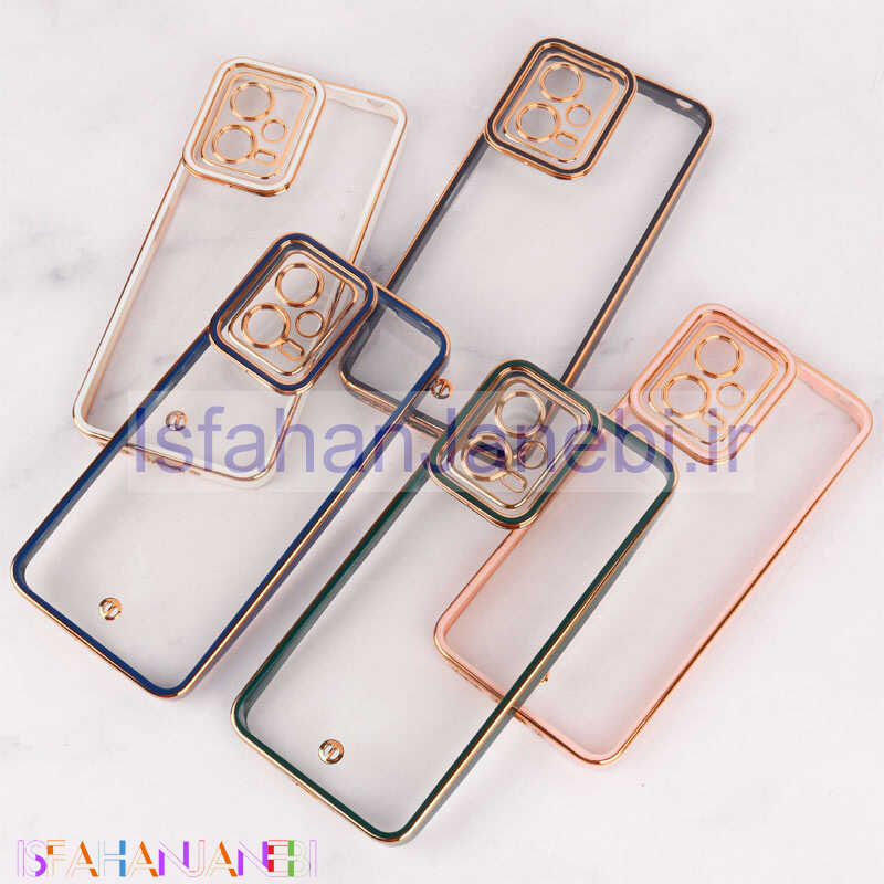 اصفهان جانبی-قاب Space شیائومی Redmi Note 12 5G دور رنگی محافظ لنزدار
