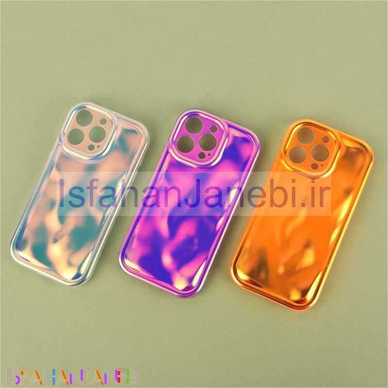 اصفهان جانبی-قاب آدامسی محافظ لنزدار iPhone 15 Pro Max