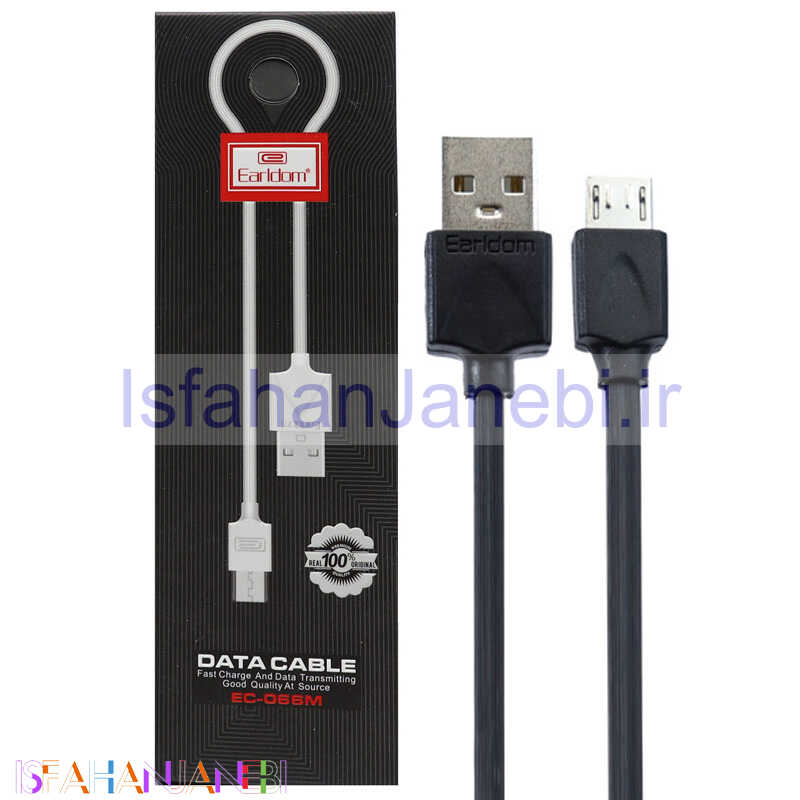 اصفهان جانبی-کابل میکرو یو اس بی Earldom EC-066m 2.4A 1m