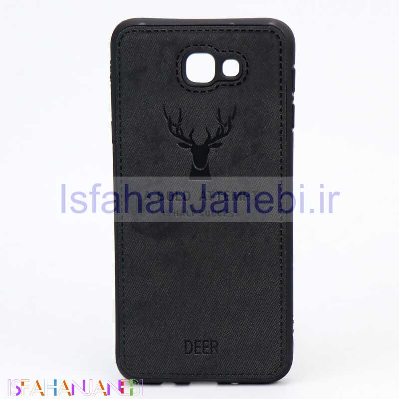 اصفهان جانبی-قاب چرمی طرح گوزن Samsung J5 Prime مشکی