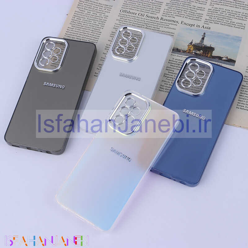 اصفهان جانبی-قاب PC سامسونگ Galaxy A52 / A52s براق متال محافظ لنزدار