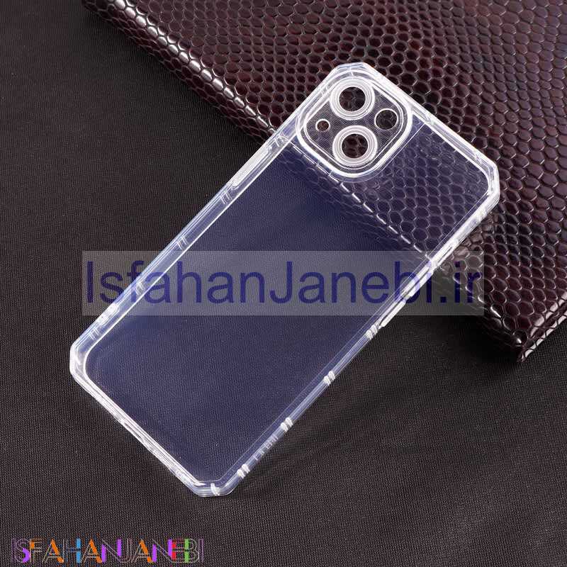 اصفهان جانبی-قاب ژله ای بی رنگ محافظ لنزدار iPhone 13