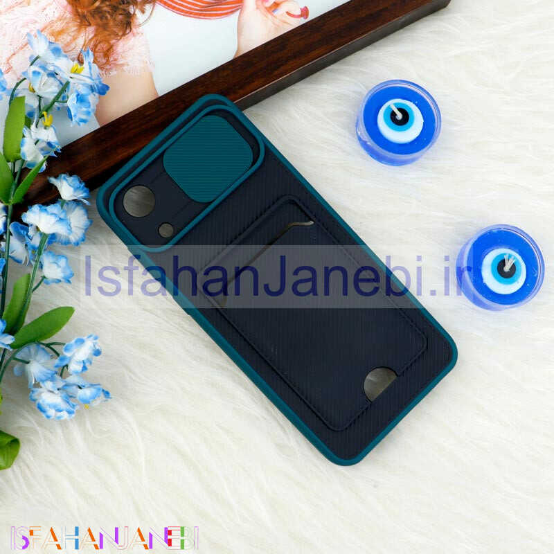 اصفهان جانبی-قاب ضد ضربه جاکارتی دار محافظ لنز کشویی کلاسیک Samsung Galaxy A03 Core