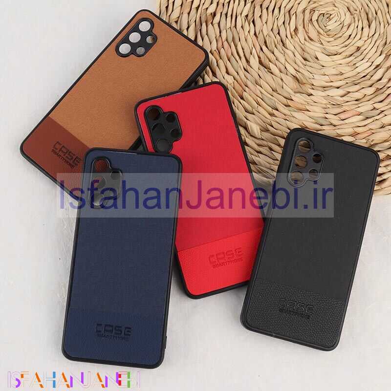 اصفهان جانبی-قاب چرمی Smart Phone سامسونگ Galaxy A32 4G پارچه ای محافظ لنزدار