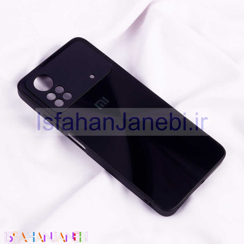 اصفهان جانبی-قاب طرح PVD محافظ لنزدار Xiaomi Poco X4 Pro 5G مشکی