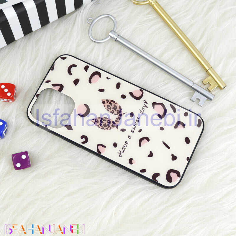 اصفهان جانبی-قاب پشت گلسی طرحدار خرگوش iPhone 12 Pro Max