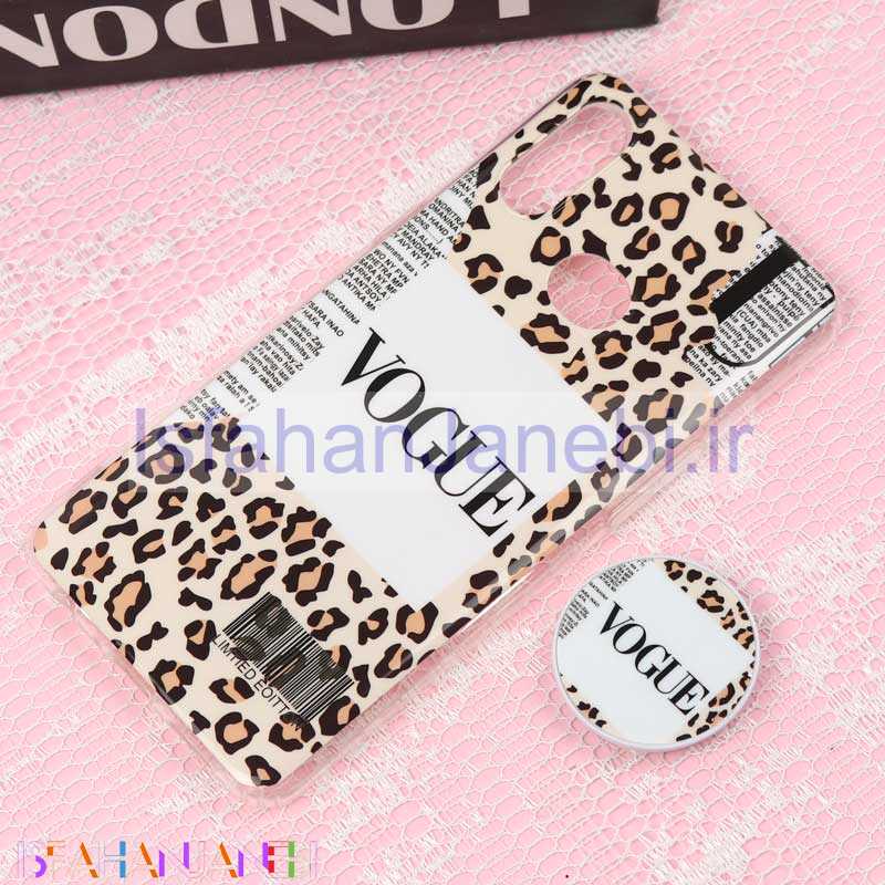 اصفهان جانبی-قاب سوپر IMD دور شفاف VOGUE پاپ سوکت دار Samsung A10s