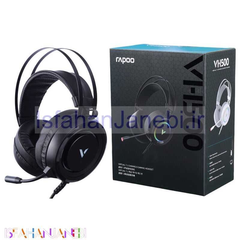 اصفهان جانبی-هدست گیمینگ سیم دار Rapoo VH500
