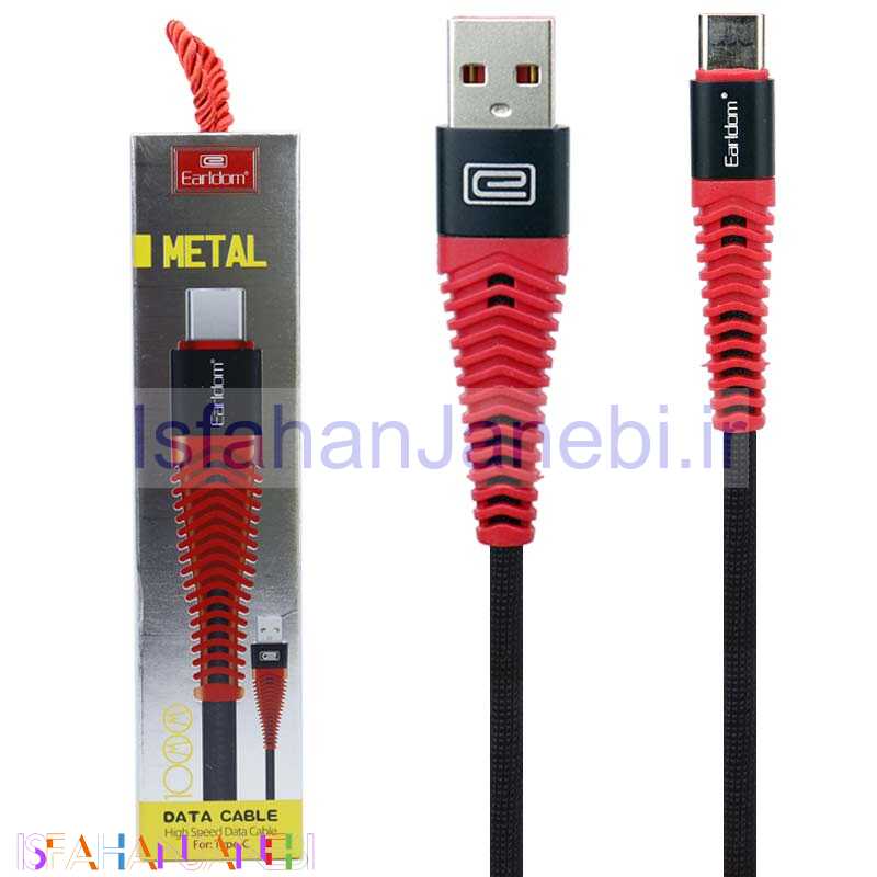 اصفهان جانبی-کابل Earldom EC-060C 1m Type-C روکش دار