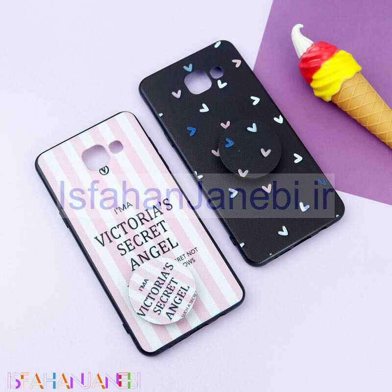 اصفهان جانبی-قاب فانتزی طرحدار دخترانه محافظ لنزدار + پاپ سوکت Samsung Galaxy A5 2016 سری R