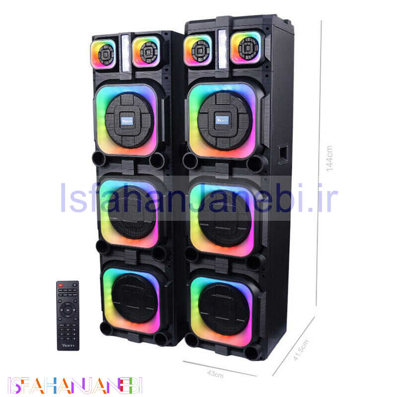 اصفهان جانبی-اسپیکر خانگی ایستاده Verity VS-1061 + ریموت کنترل