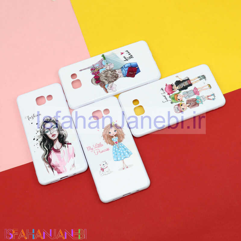 اصفهان جانبی-قاب فانتزی سفید طرح دختر سامسونگ A7 2016