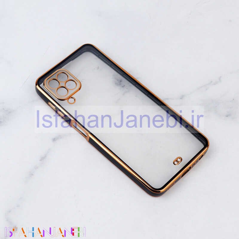 اصفهان جانبی-قاب ژله ای دور رنگی محافظ لنزدار Samsung Galaxy A22 4G