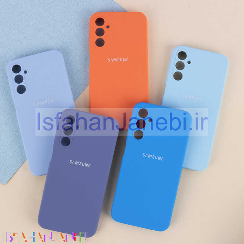 اصفهان جانبی-قاب سیلیکونی اصلی زیربسته سامسونگ Galaxy A24 4G محافظ لنزدار