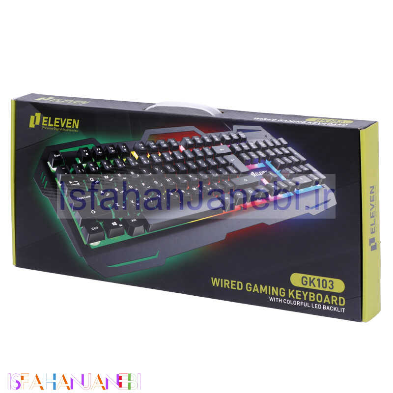 اصفهان جانبی-کیبورد گیمینگ الون GK103