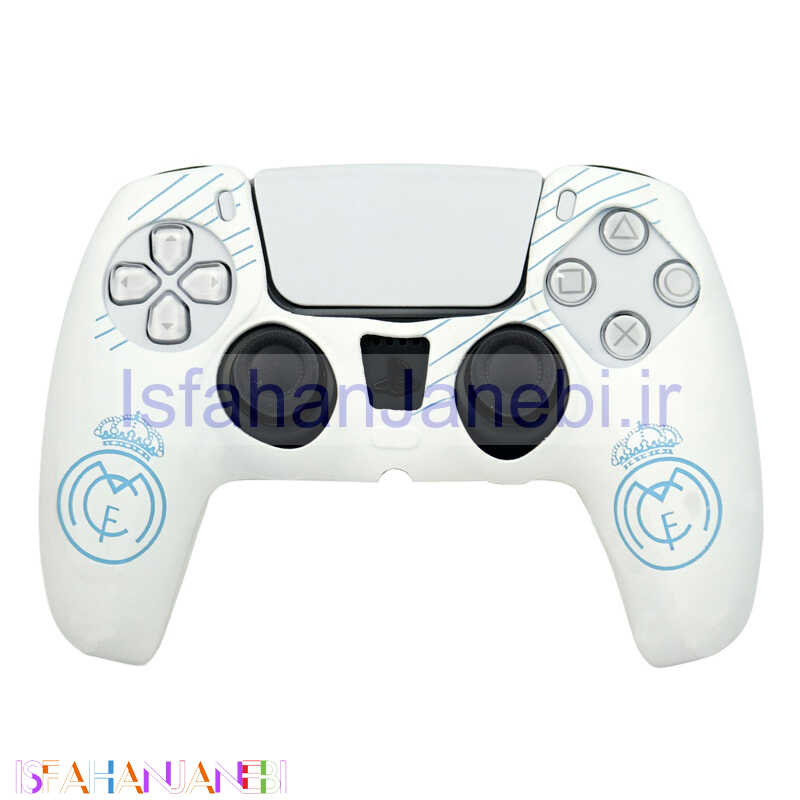 اصفهان جانبی-روکش دسته بازی PS5 طرح رئال مادرید زمینه سفید