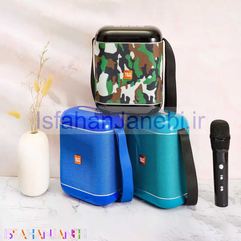 اصفهان جانبی-اسپیکر بلوتوثی رم و فلش خور T&G TG523K + میکروفون