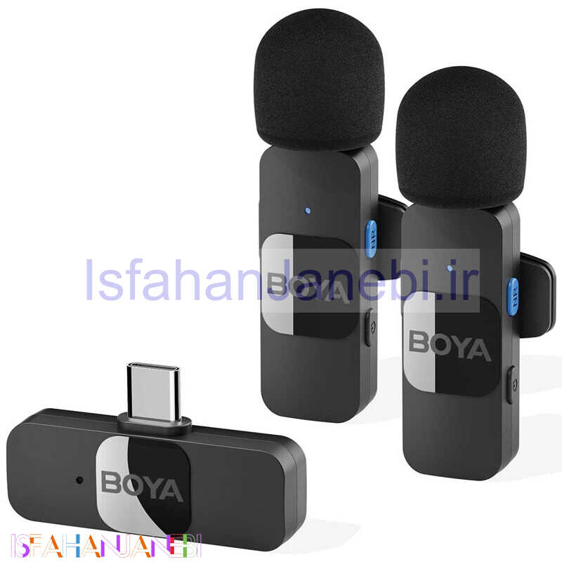 اصفهان جانبی-میکروفون یقه ای بی سیم Boya BY-V20