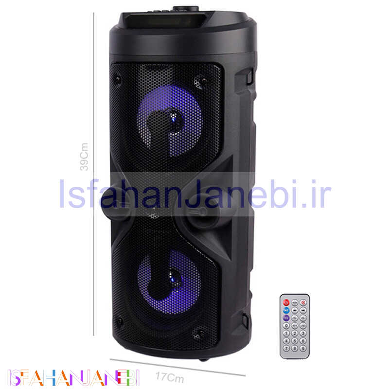 اصفهان جانبی-اسپیکر بلوتوثی رم و فلش خور ZQS4209 + ریموت کنترل