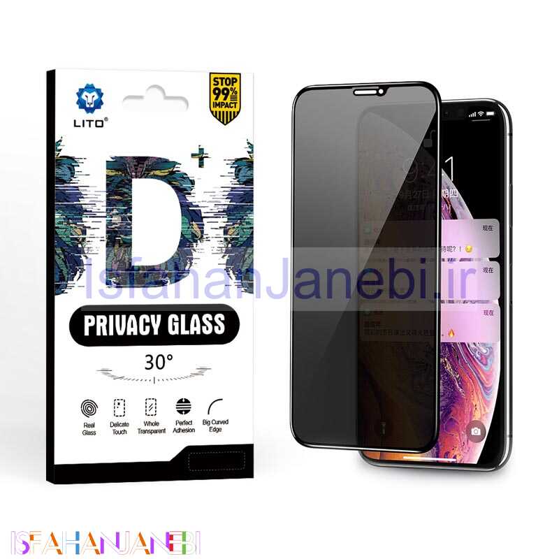 اصفهان جانبی-گلس Privacy لیتو iPhone 11 مشکی