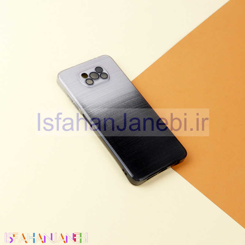 اصفهان جانبی-قاب PC براق محافظ لنزدار دو رنگ Xiaomi Poco X3