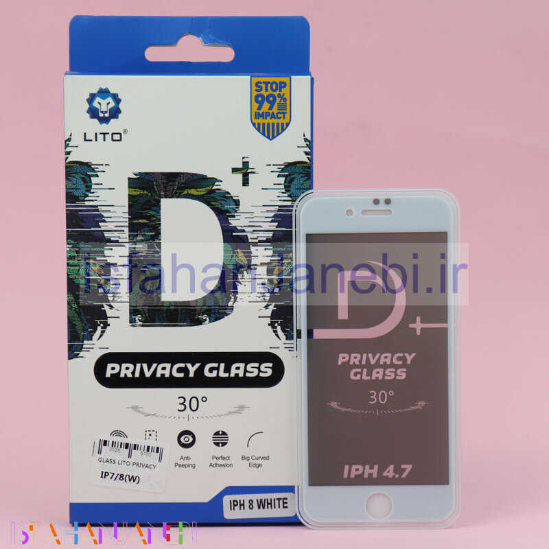 اصفهان جانبی-گلس Privacy لیتو iPhone 7/8 سفید