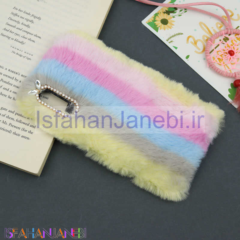 اصفهان جانبی-قاب پشمالو رنگین کمان Samsung Galaxy A30s / 50s