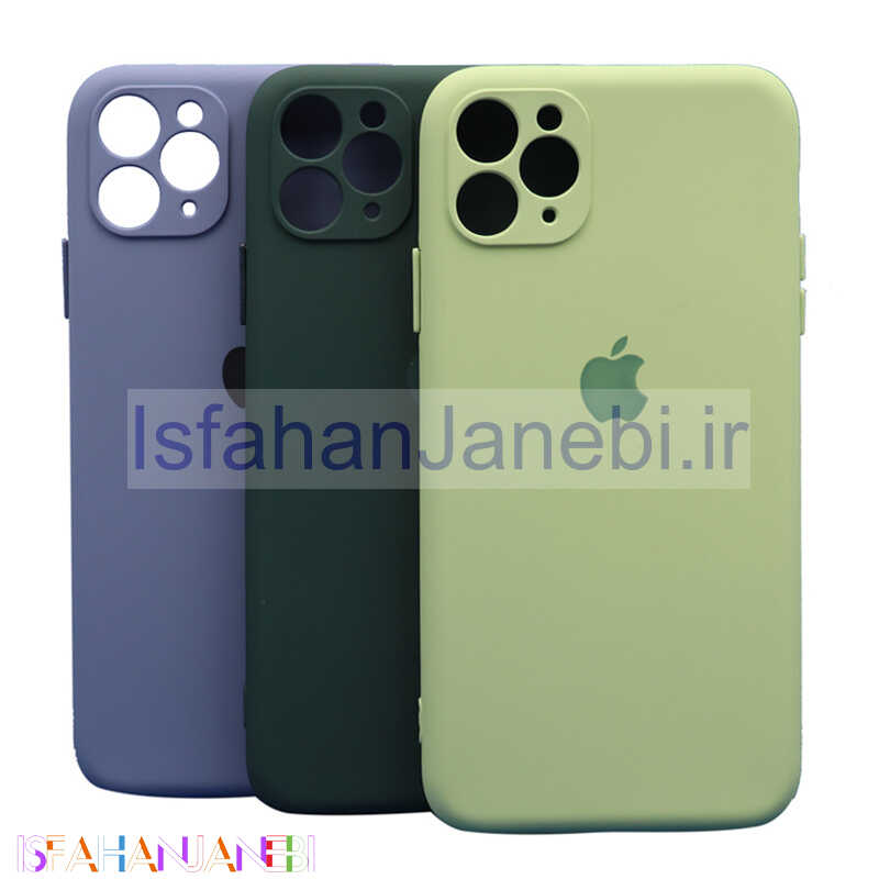 اصفهان جانبی-قاب طرح سیلیکونی محافظ لنزدار iPhone 11 Pro Max