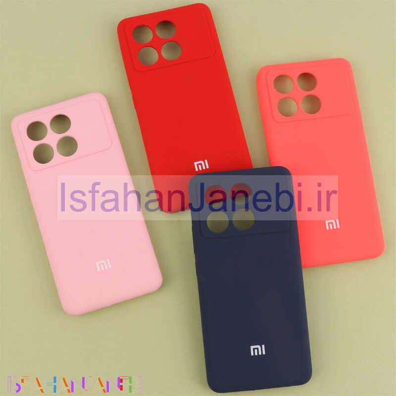 اصفهان جانبی-قاب سیلیکونی اصلی زیربسته شیائومی Poco X6 Pro محافظ لنزدار