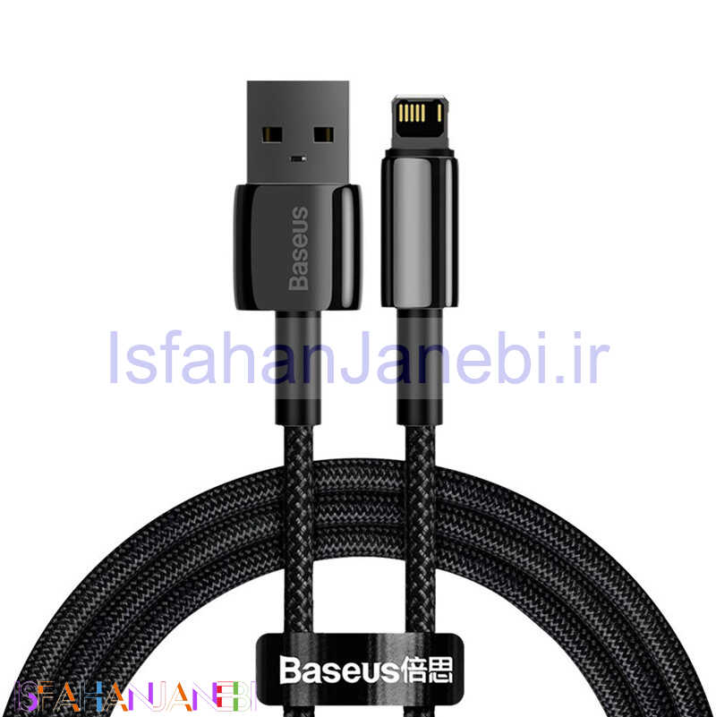 اصفهان جانبی-کابل آیفونی فست شارژ Baseus CALWJ-01 2.4A 1m