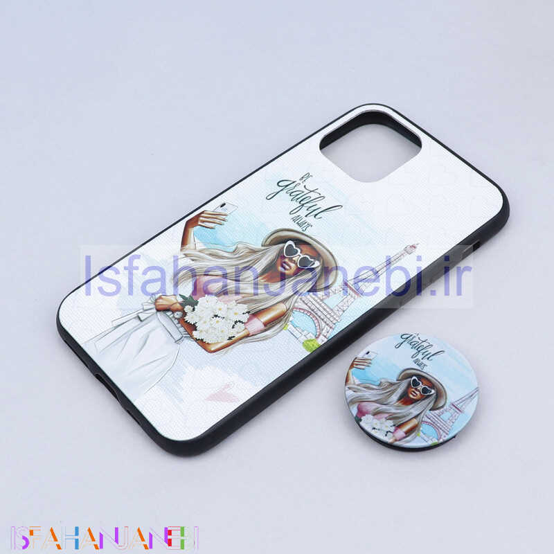 اصفهان جانبی-قاب طرحدار + پاپ سوکت iPhone 11 Pro کد4 سری B