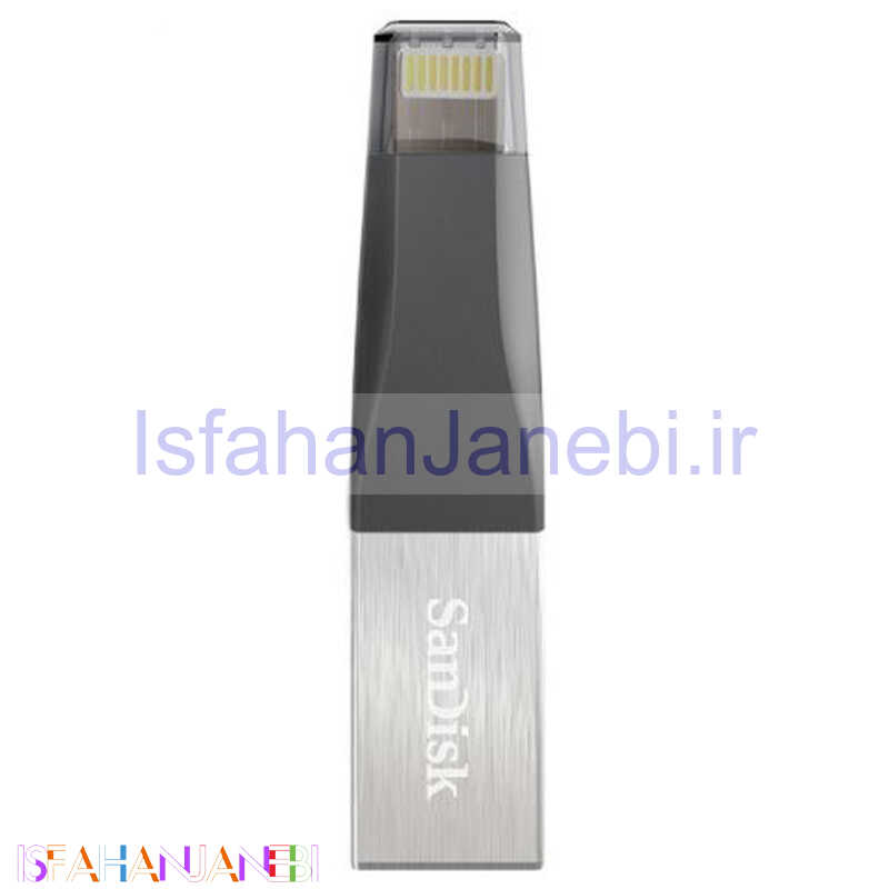 اصفهان جانبی-فلش 64 گیگ سن دیسک SanDisk iXpand Mini OTG Lightning USB3.0