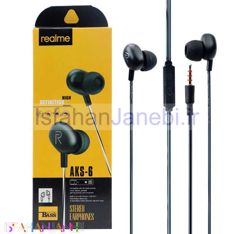 اصفهان جانبی-هندزفری Realme AKS-6