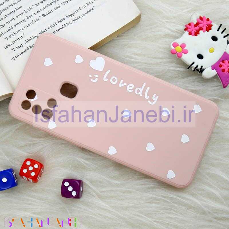 اصفهان جانبی-قاب سیلیکونی عروسکی محافظ لنزدار طرح Lovedly سامسونگ Samsung Galaxy A21s