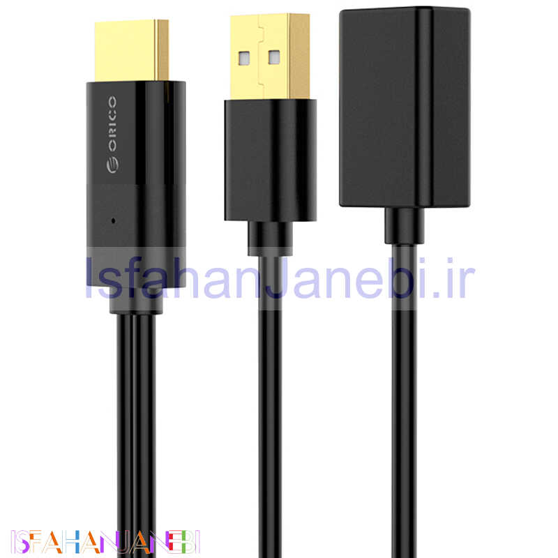 اصفهان جانبی-کابل تبدیل اوریکو Orico PE-P1 USB to HDMI 1m