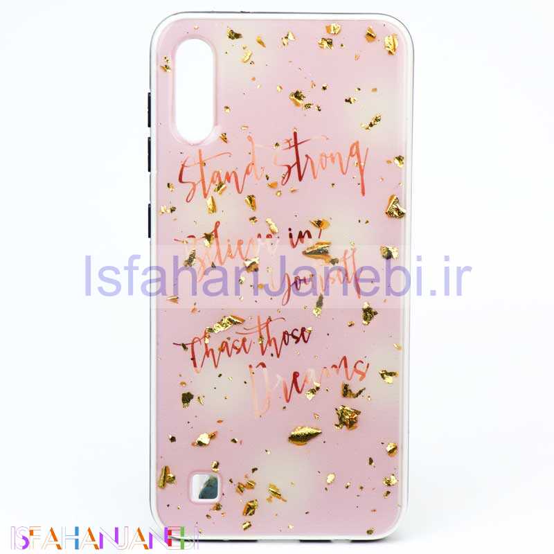 اصفهان جانبی-قاب ماربل فانتزی طلایی Samsung Note 10 Plus کد 3