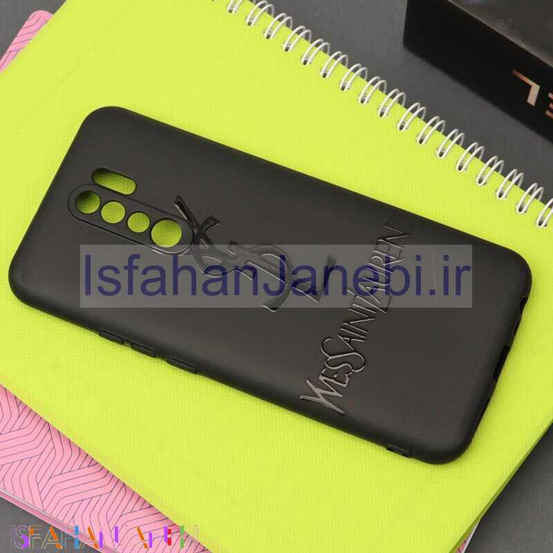 اصفهان جانبی-قاب طرحدار محافظ لنزدار مشکی YSL شیائومی Redmi 9