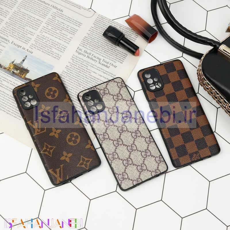 اصفهان جانبی-قاب چرمی لاکچری محافظ لنزدار Samsung A71