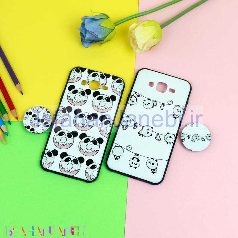 اصفهان جانبی-قاب فانتزی برجسته + پاپ سوکت طرح پاندا سامسونگ J7 سری D