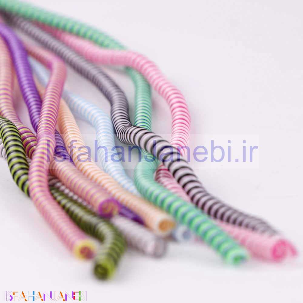 اصفهان جانبی-روکش کابل فنری پلاستیکی بسته 10 عددی