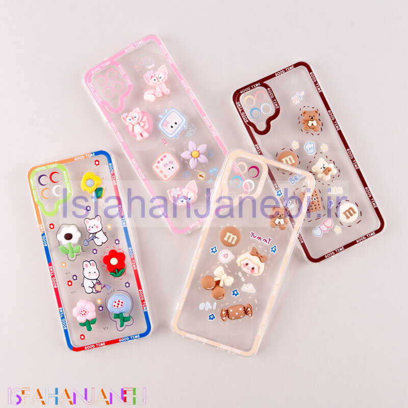 اصفهان جانبی-قاب عروسکی برجسته Good Time محافظ لنزدار Samsung Galaxy A12